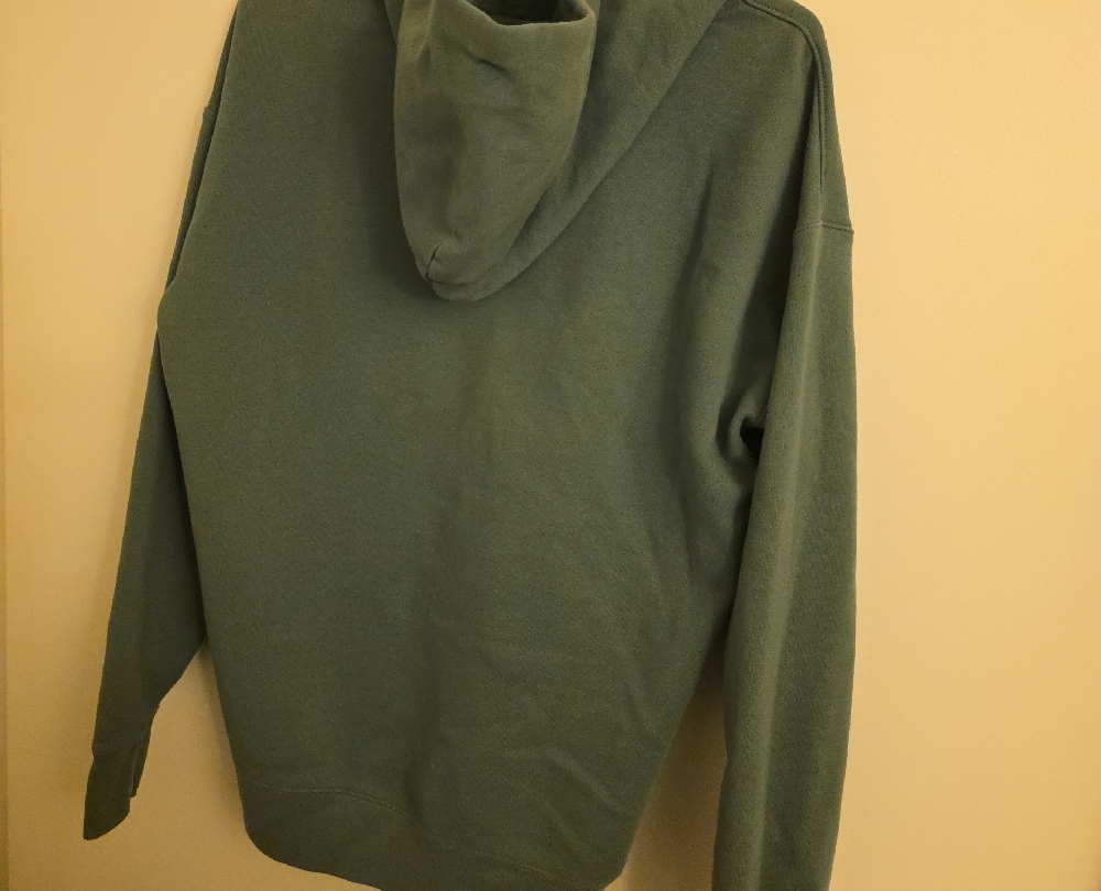 Abercrombie & Fitch Men's Dark Green Hoodie - Picture 2 of 3
